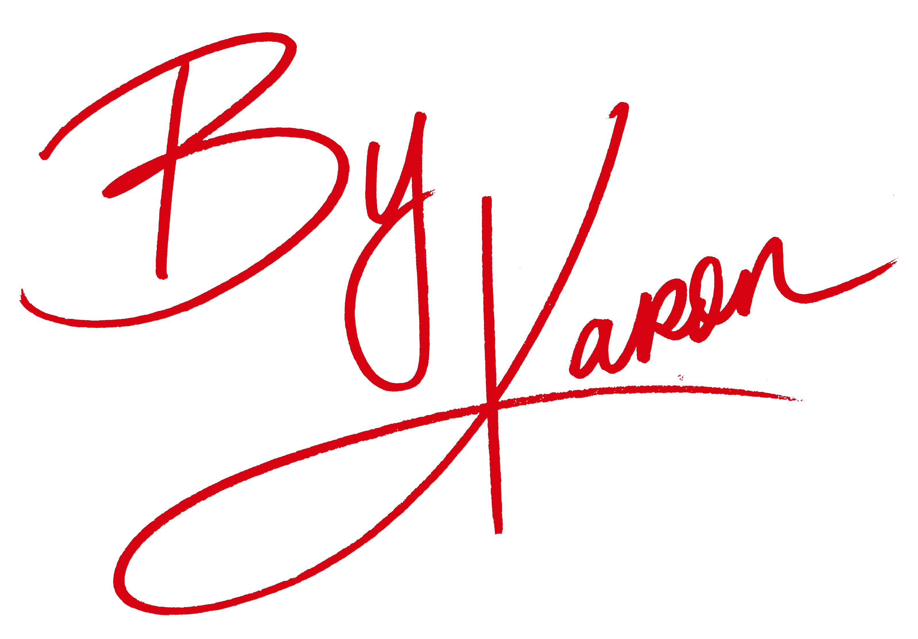 By Karon signature